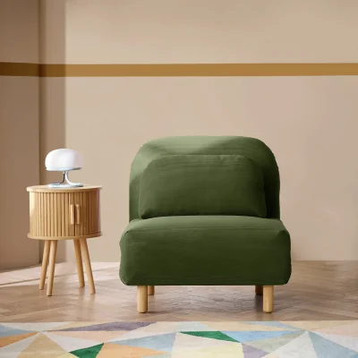 Habitat Habitat Benji Single Fabric Chairbed -  Green