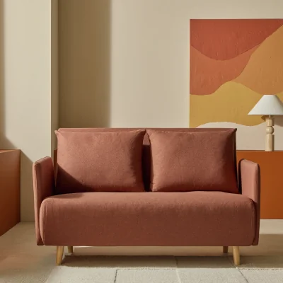 Habitat Habitat Alex Fabric Sofa Bed - Rust