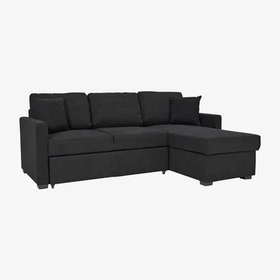 Habitat Habitat Reagan Right Corner Fabric Sofa Bed - Charcoal