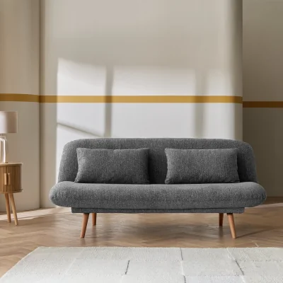 Habitat Habitat Bean Fabric Clic Clac Sofa Bed - Grey
