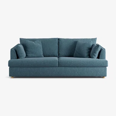 Habitat Habitat Holmfirth Fabric 3 Seater Sofa Bed - Blue