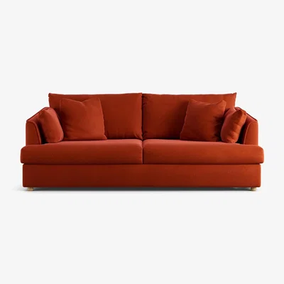 Habitat Habitat Holmfirth Velvet 3 Seater Sofa Bed - Orange
