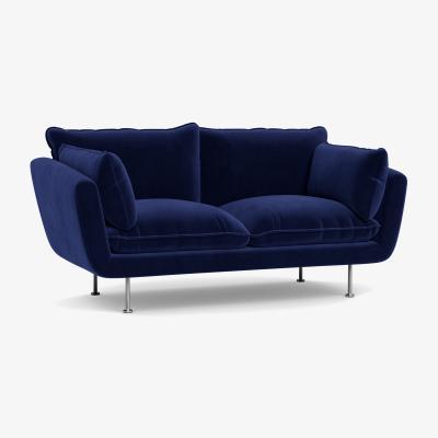 Heal's Heal's Allora 2 Seater Sofa Boucle Fern Stainless Steel Feet - Heal's UK Furniture