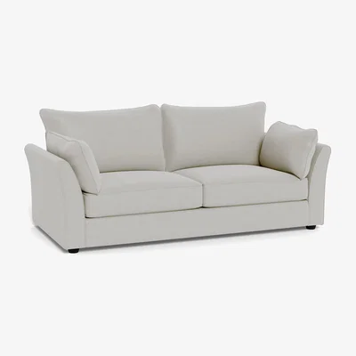 Heal's Heal's Tailor 4 Seater Sofa Capelo LinenCotton Sea Salt Black Feet - Heal's UK Furniture