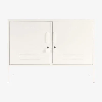 Heal's Mustard Made The Lowdown Cabinet White - Heal's UK Furniture