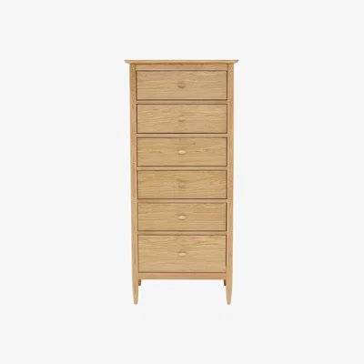Heal's Ercol Teramo 6 Drawer Tall Chest - Heal's UK Bedroom Furniture