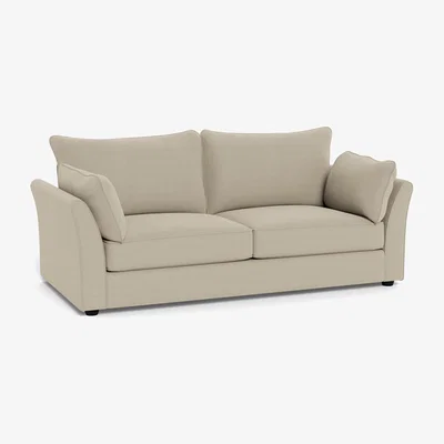 Heal's Heal's Tailor 4 Seater Sofa Boucle Fern Black Feet - Heal's UK Furniture