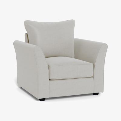 Heal's Heal's Tailor Armchair Capelo LinenCotton Sea Salt Natural Beech Feet - Heal's UK Furniture