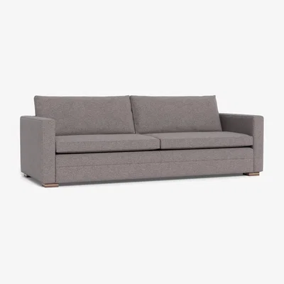 Heal's Heal's Palermo 5 Seater Sofa Loop Boucle Granite Black Feet - Heal's UK Furniture
