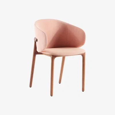 Heal's Artisan Mela Dining Chair Walnut Steelcut Trio 515 - Heal's UK Furniture