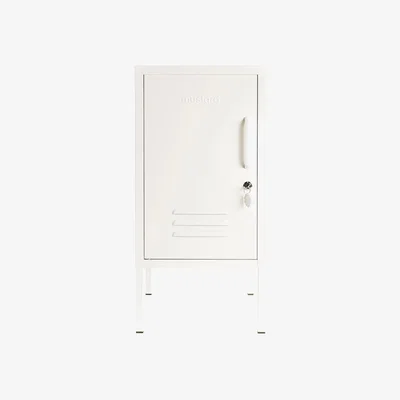 Heal's Mustard Made The Shorty to the Left Cabinet White - Heal's UK Furniture