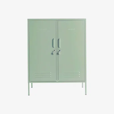 Heal's Mustard Made The Midi Cabinet Sage - Heal's UK Furniture
