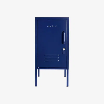 Heal's Mustard Made The Shorty to the Left Cabinet Navy - Heal's UK Furniture