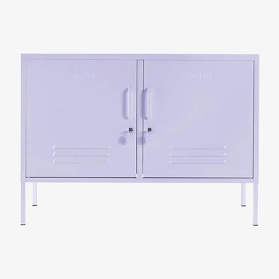 Heal's Mustard Made The Lowdown Cabinet Lilac - Heal's UK Furniture