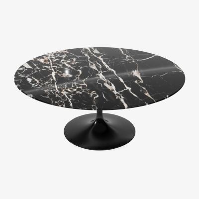 Heal's Knoll Saarinen Round Coffee Table Diam 91cm Portoro Coated Marble - Heal's UK Furniture
