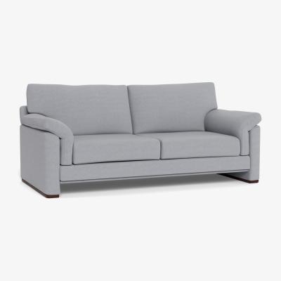 Heal's Heal's Paris II 3 Seater Sofa Brushed Cotton Pewter Walnut Feet - Heal's UK Furniture