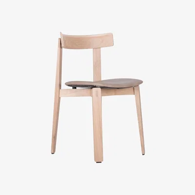 Heal's Gazzda Nora Chair Dakar leather Stone - Heal's UK Furniture
