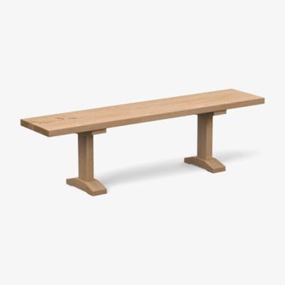 Heal's Heal's Lisbon Bench 280x35cm Blonde Oak Straight Edge Not Filled - Heal's UK Furniture