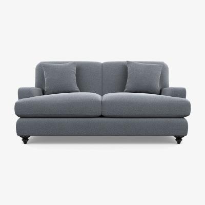 Heal's Heal's Hampstead 3 Seater Sofa Boucle Steel Black Painted Feet - Heal's UK Furniture