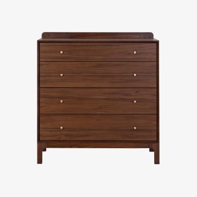 Heal's Heal's Artie 4 Drawer Chest Walnut - Heal's UK Bedroom Furniture