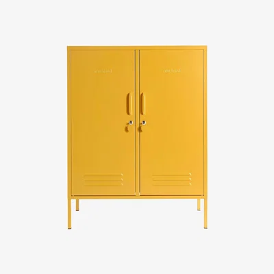 Heal's Mustard Made The Midi Cabinet Mustard - Heal's UK Furniture