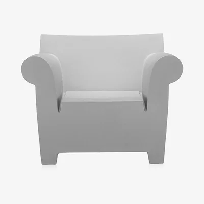 Heal's Kartell Bubble Club Armchair Light Grey - Heal's UK Furniture