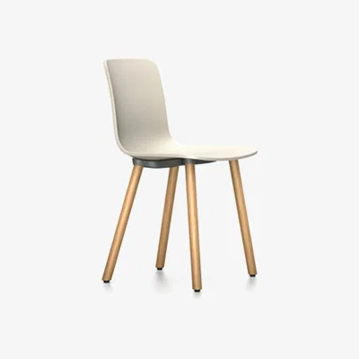 Heal's Vitra Hal Wood Chair 31 Warm Grey Light Oak Legs - Heal's UK Furniture
