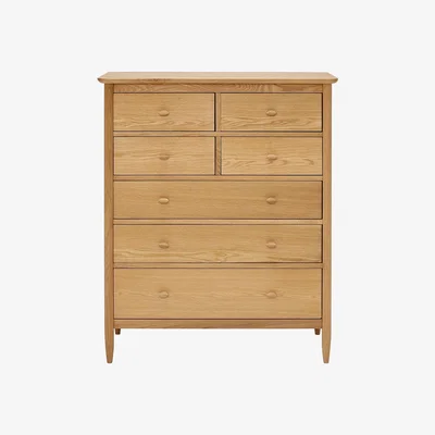 Heal's Ercol Teramo 7 Drawer Tall Wide Chest - Heal's UK Bedroom Furniture