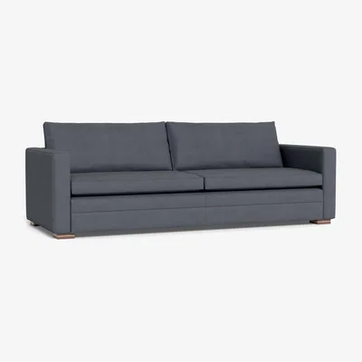 Heal's Heal's Palermo 5 Seater Sofa Siena Cotton Shale Grey Black Feet - Heal's UK Furniture