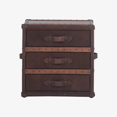 Heal's Timothy Oulton Stonyhurst Large Side Table Antique Whiskey - Heal's UK Furniture