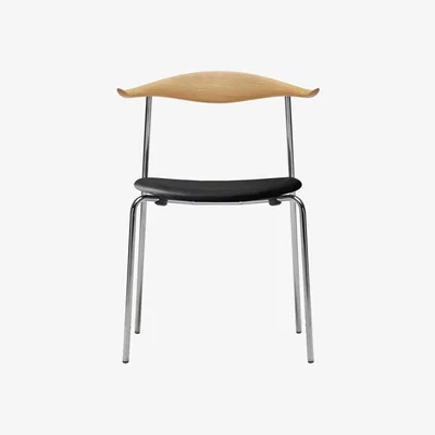 Heal's Carl Hansen & Son CH88P Oiled Oak Stainless Steel Frame Thor 301 Seat - Heal's UK Furniture