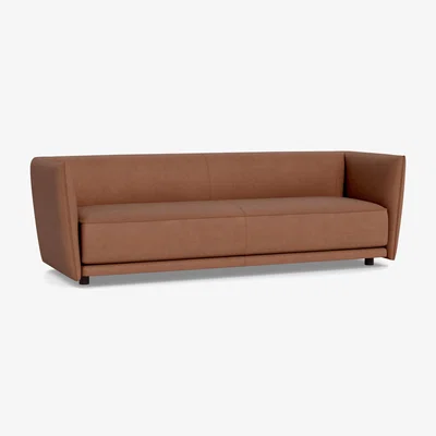Heal's Heal's Valley 4 Seater Sofa Siena Cotton Clay Walnut Stain Feet - Heal's UK Furniture