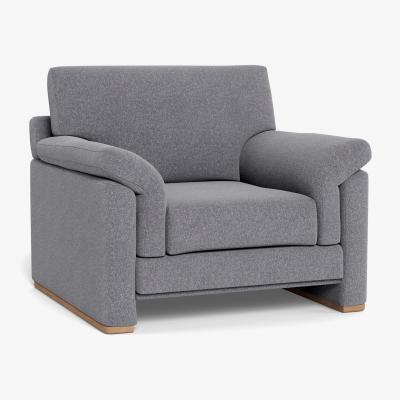 Heal's Heal's Paris II Armchair Broadweave Tin Natural Feet - Heal's UK Furniture