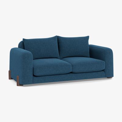 Heal's Heal's Nuvola 3 Seater Sofa Texture Ink Natural Oak Feet - Heal's UK Furniture