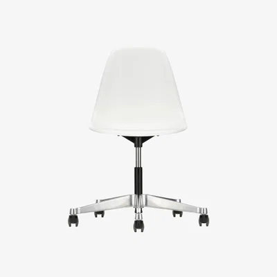 Heal's Vitra Eames PSCC Office Chair 04 White Polished - Heal's UK Furniture