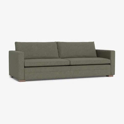 Heal's Heal's Palermo 5 Seater Sofa Loop Boucle Forest Black Feet - Heal's UK Furniture