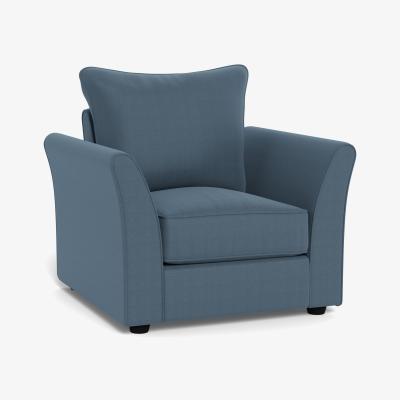 Heal's Heal's Tailor Armchair Capelo LinenCotton Mineral Natural Beech Feet - Heal's UK Furniture