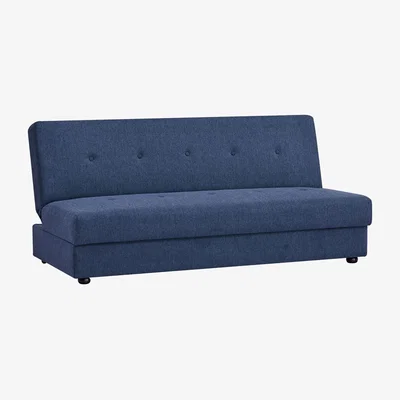 Homebase Marcus Click Clack Sofa Bed with Storage - Blue