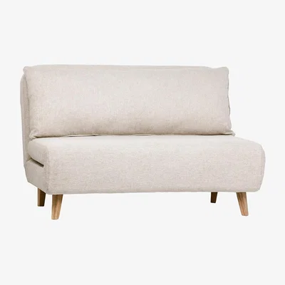 Homebase Arla Woven Fabric Folding Sofa Bed - Natural