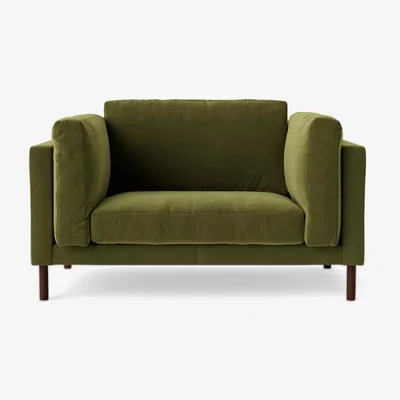 John Lewis Swoon Munich Loveseat, Dark Leg