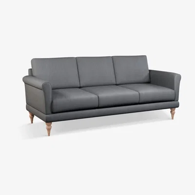 John Lewis John Lewis ANYDAY Scroll Large 3 Seater Sofa, Light Leg