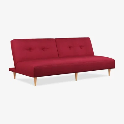 John Lewis ANYDAY John Lewis & Partners Clapton Fixed Back Sofa Bed, Light Leg