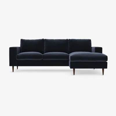 John Lewis Swoon Evesham Grand 4 Seater RHF Corner End Sofa, Dark Leg