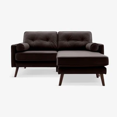 John Lewis G Plan Vintage The Sixty Five Medium 2 Seater Chaise End Leather Sofa