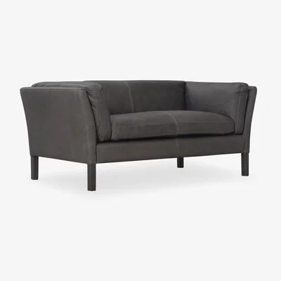 John Lewis Halo Groucho Small 2 Seater Leather Sofa