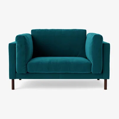 John Lewis Swoon Munich Loveseat, Dark Leg