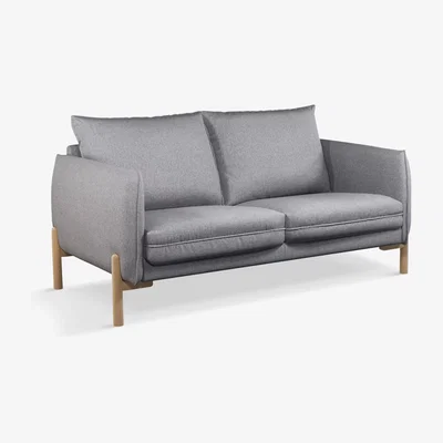 John Lewis John Lewis & Partners Pillow Small 2 Seater Sofa, Light Leg