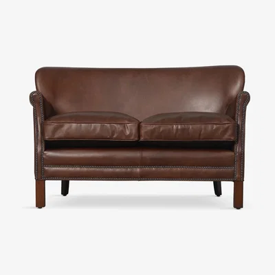John Lewis Halo Little Professor Small 2 Seater Leather Sofa