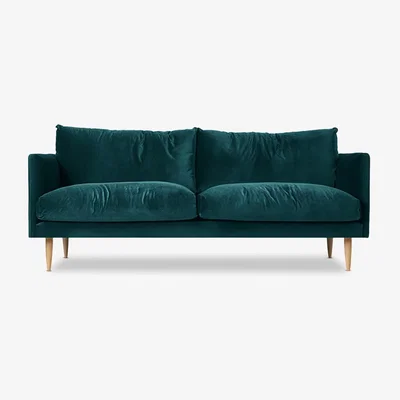 John Lewis Swoon Luna Large 3 Seater Sofa, Light Leg