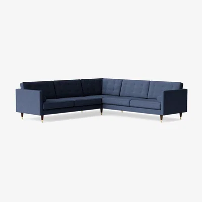 John Lewis Swoon Porto Grand 5 Seater Corner Sofa, Dark Leg